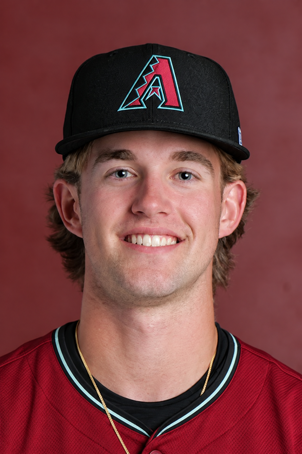 Brock Jones in his baseball uniform